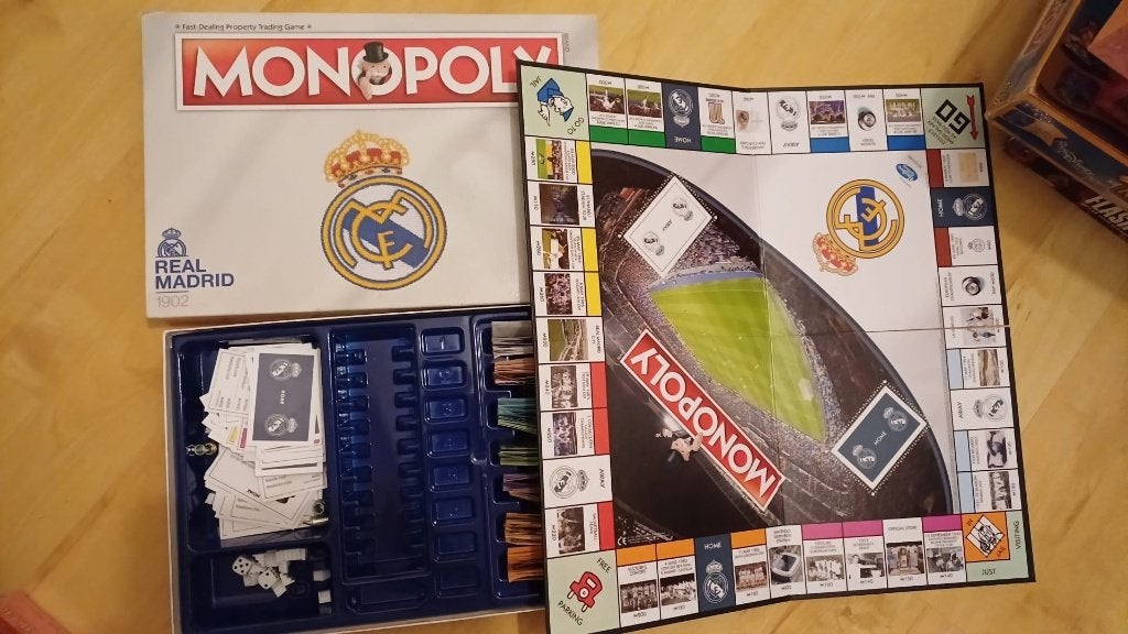 jeu de plateau anglaise Monopoly Real Madrid FC Monopoly, 1 ou 2 joueurs, Enlèvement ou Envoi, Neuf, Monopoly