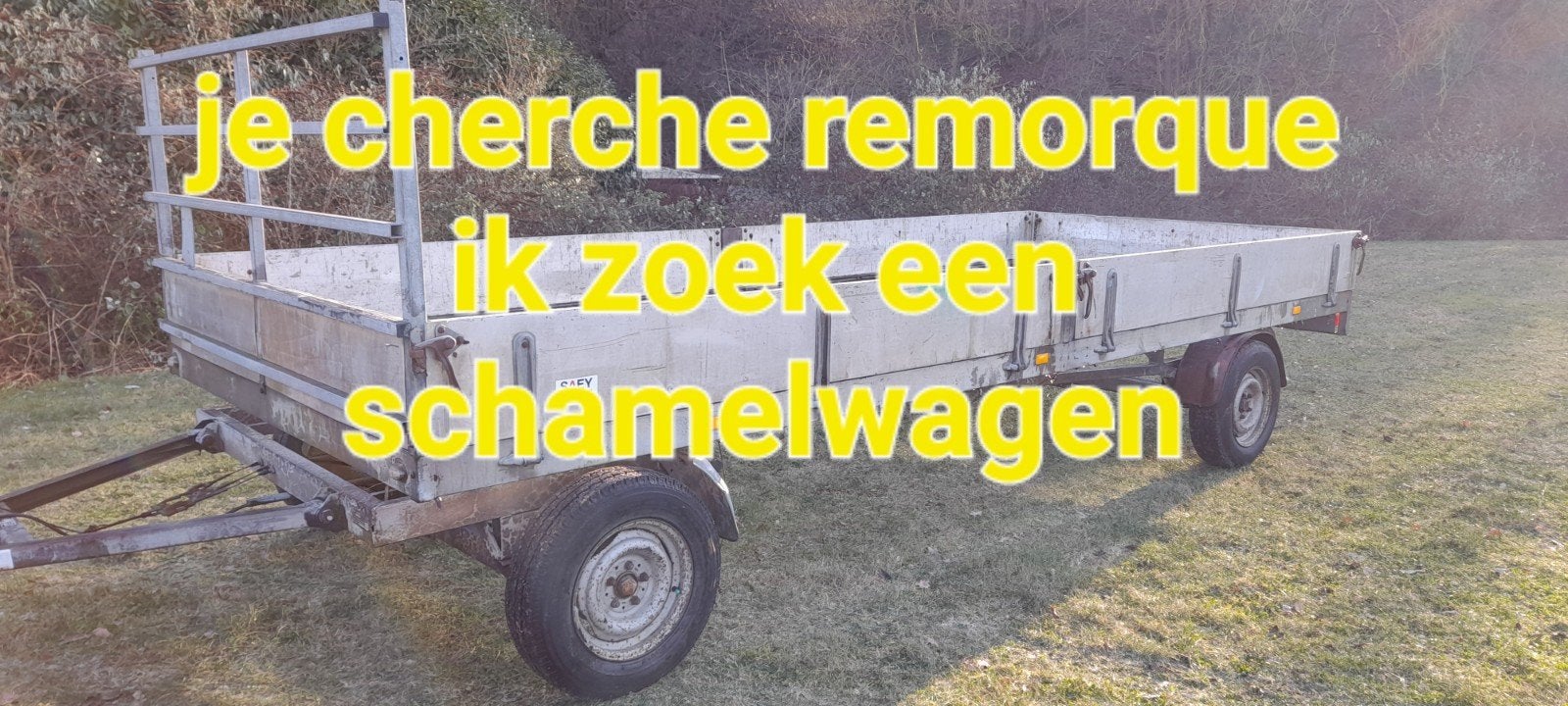 je cherche, Autos : Divers, Remorques, Enlèvement