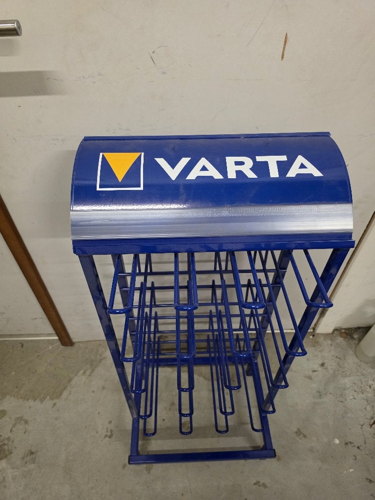 Varta metalen vloerdisplay, Articles professionnels, Enlèvement