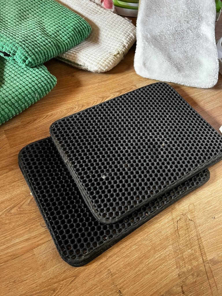 Opvangmat katten grind, Animaux & Accessoires, Accessoires pour chats, Enlèvement, Utilisé