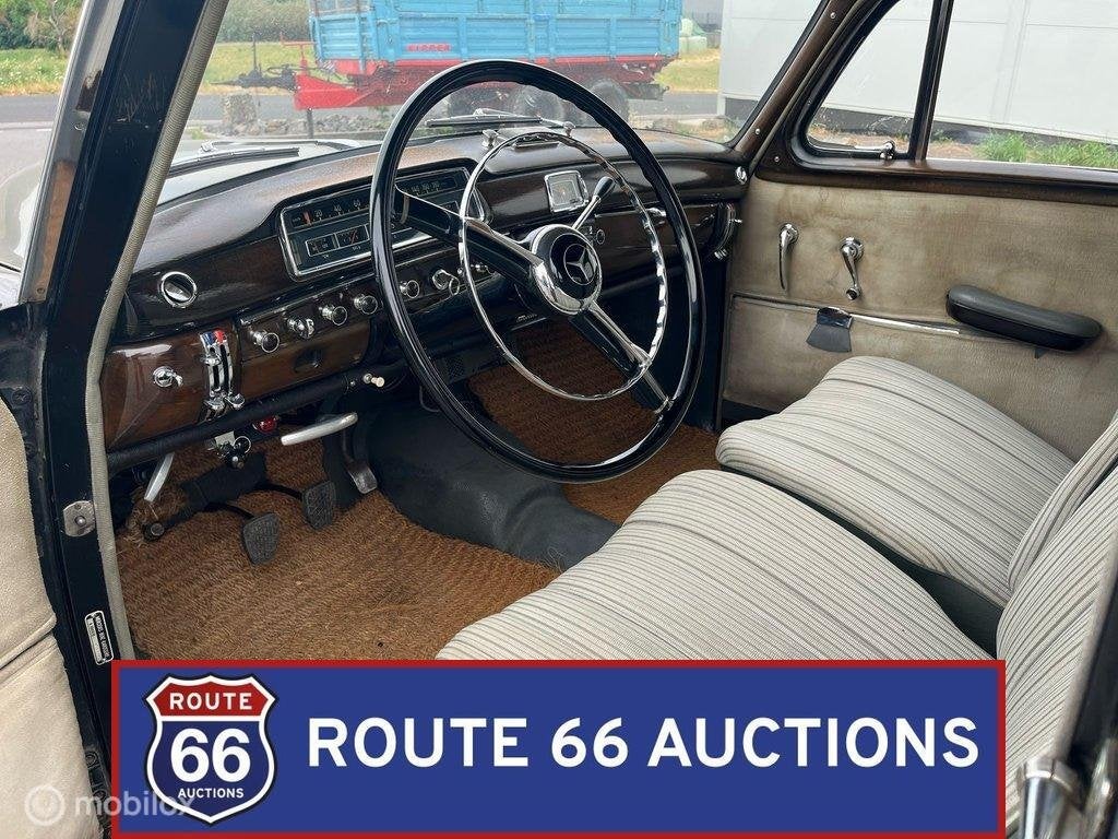 Mercedes-Benz 220 Ponton | 1956 | Route 66 Auctions, Achat, Entreprise, Boîte manuelle, Autre carrosserie