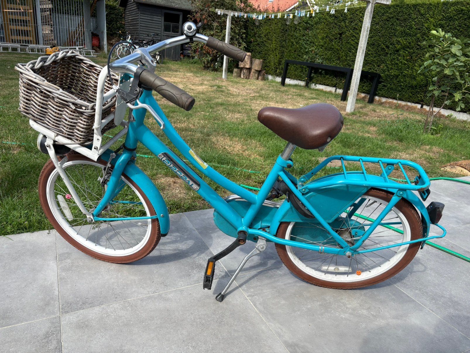 Meisjesfiets 20 inch, Fietsen en Brommers, Fietsen | Meisjes, Ophalen, Gebruikt, Terugtraprem, 20 inch