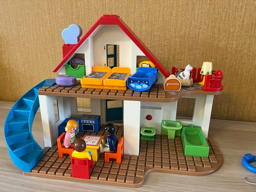 Playmobil huis 123, Ophalen, Zo goed als nieuw, Speelset