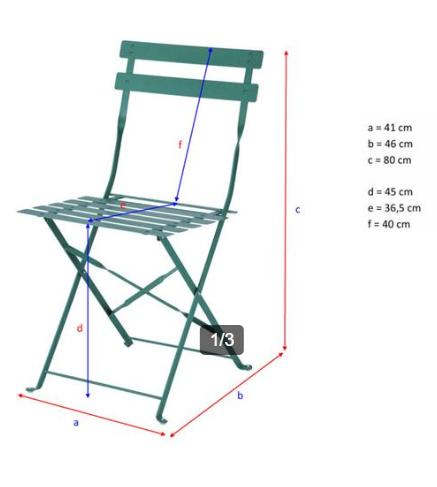 klapstoel, Tuin en Terras, Tuinstoelen, Ophalen, Zo goed als nieuw, Metaal, Inklapbaar