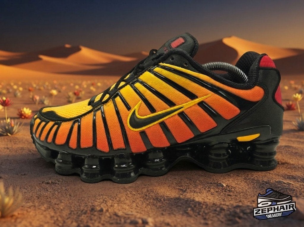 Nike Air Max Shox TL 'Sunset' EU41 2024, Overige kleuren, Verzenden, Nike, Sneakers