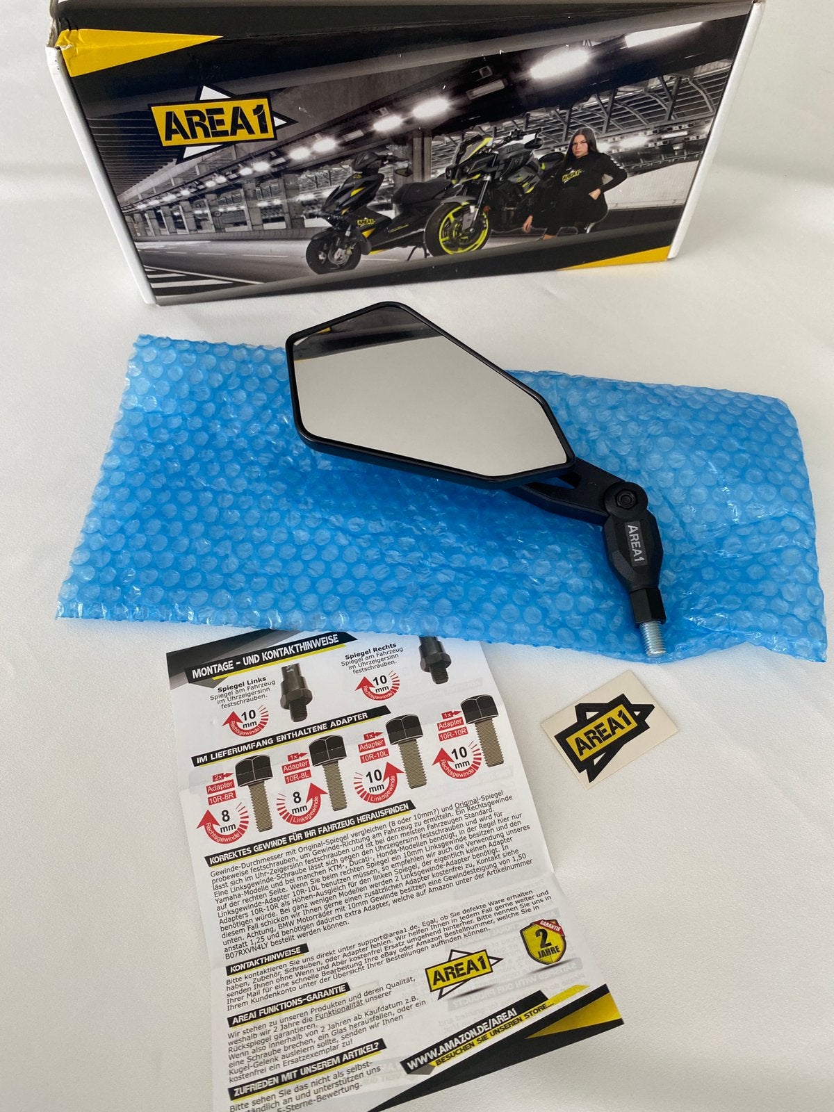 1 piece Rétroviseurs de moto universel, Enlèvement ou Envoi