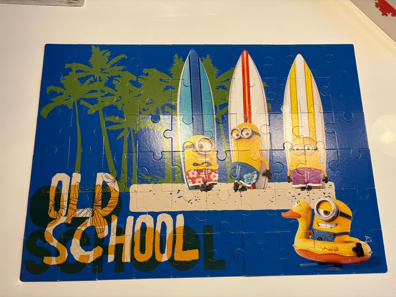 Puzzel 60 stukjes minions, Enfants & Bébés, Enlèvement, Plus de 50 pièces, Comme neuf, 2 à 4 ans