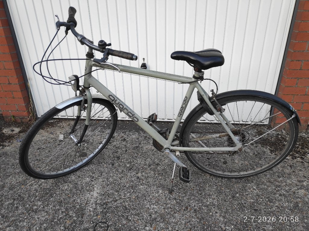 Herenstadsfiets voor onderdelen, Vélos & Vélomoteurs, Autres marques, Frein à tambour, 49 à 53 cm, Enlèvement