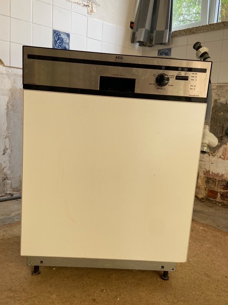 Afwasmachine, Ophalen