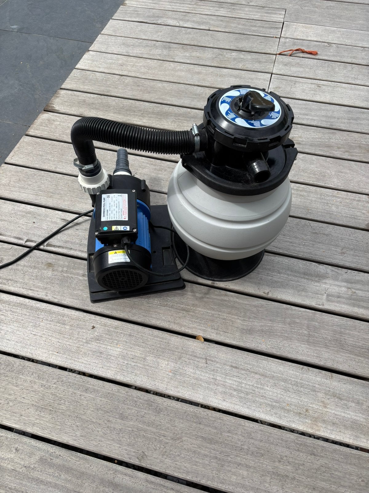 Harmo pool Sfera Zandfilterpomp, Tuin en Terras, Ophalen, Zo goed als nieuw