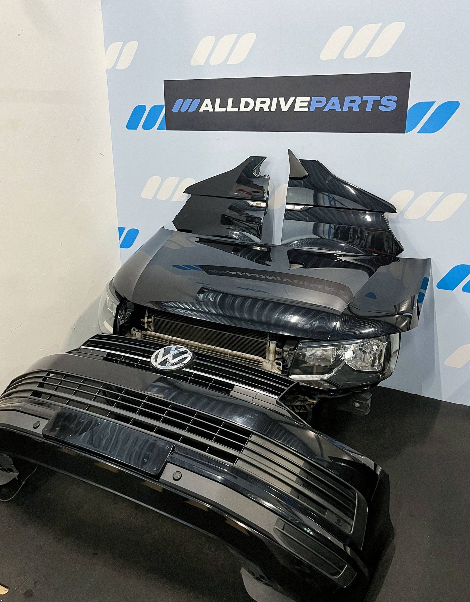 Complete voorkop VW Volkswagen Transporter T6 zwart LC9X, -, Utilisé, -, Avant