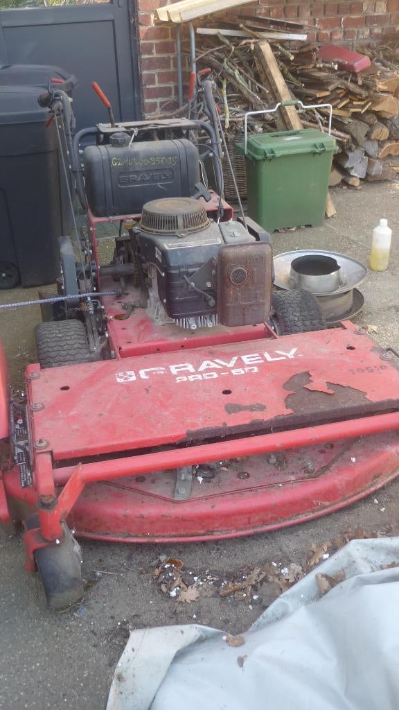 grasmaaier gravely, Enlèvement, Utilisé