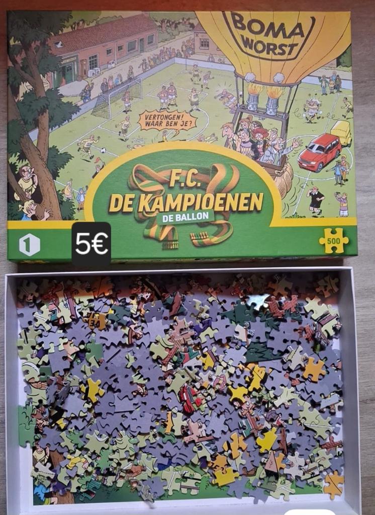 Puzzel FC De Kampioenen, Ophalen