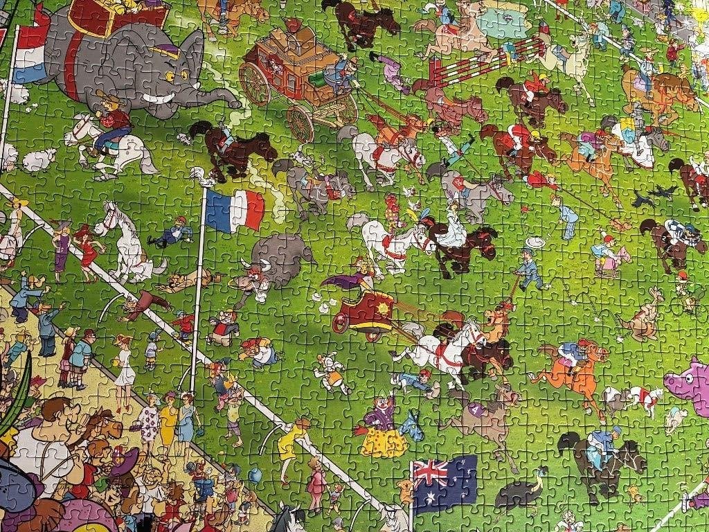 Puzzle 1000 pièces :  That's Life Puzzle Course, Enlèvement ou Envoi, Comme neuf, Puzzle
