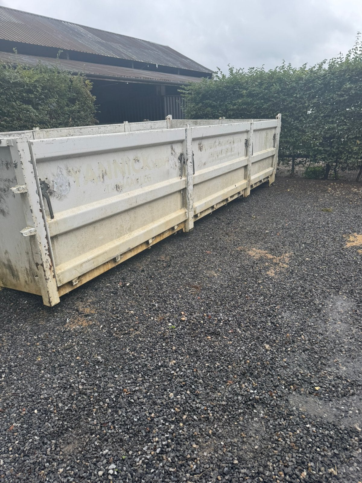 Haakcontainer met aluminium deuren ook te ruilen, Enlèvement ou Envoi, Comme neuf