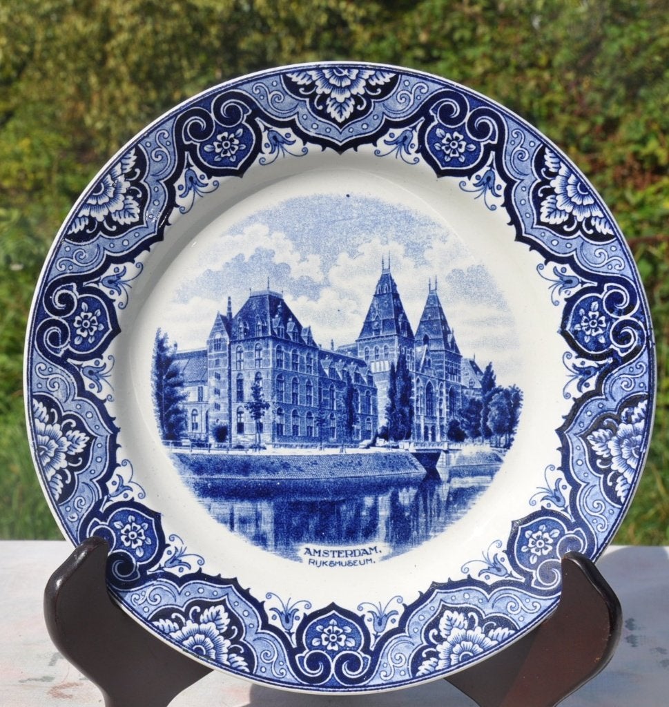 assiette Maastricht décor Amsterdam rijksmuseum, Enlèvement ou Envoi