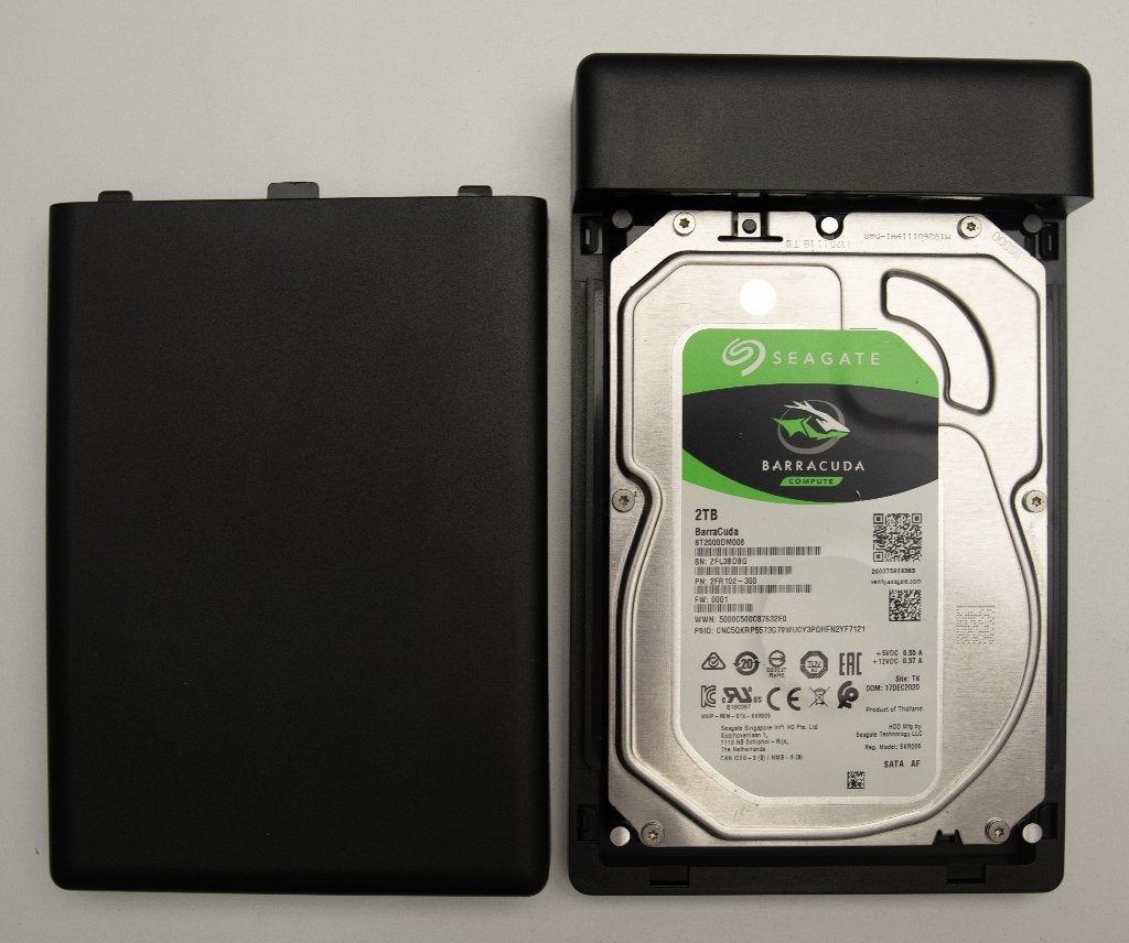 Seagate Barracuda 2To 7200RPM + Boîtier USB 3.0 ORICO, Informatique & Logiciels, HDD, Externe, Enlèvement, Utilisé