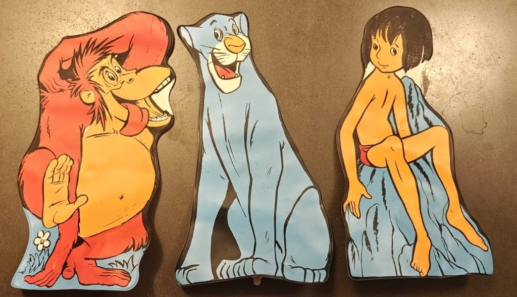 Jungle book figuren vintage Disney, Verzamelen, Ophalen of Verzenden, Leeuwenkoning of Jungle Boek, Zo goed als nieuw, Beeldje of Figuurtje