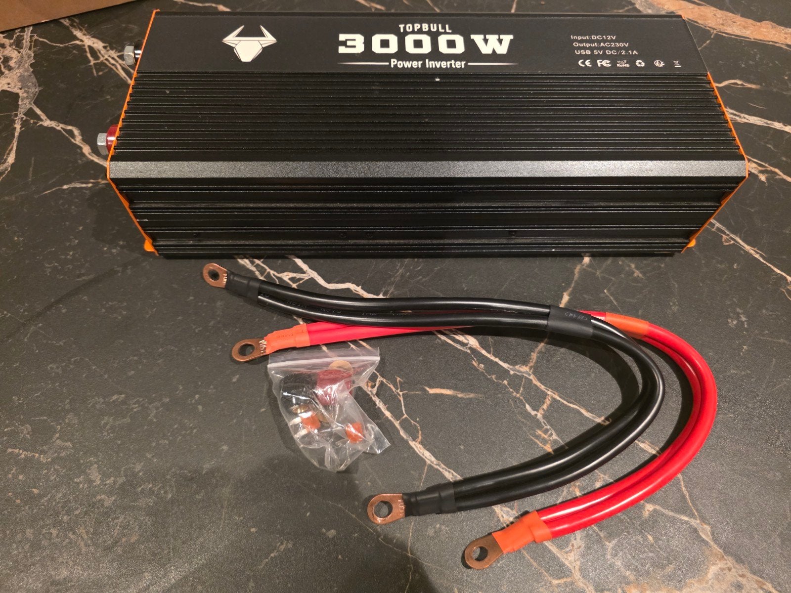 TOPBULL 3000W Power Inverter, Ophalen of Verzenden, Nieuw