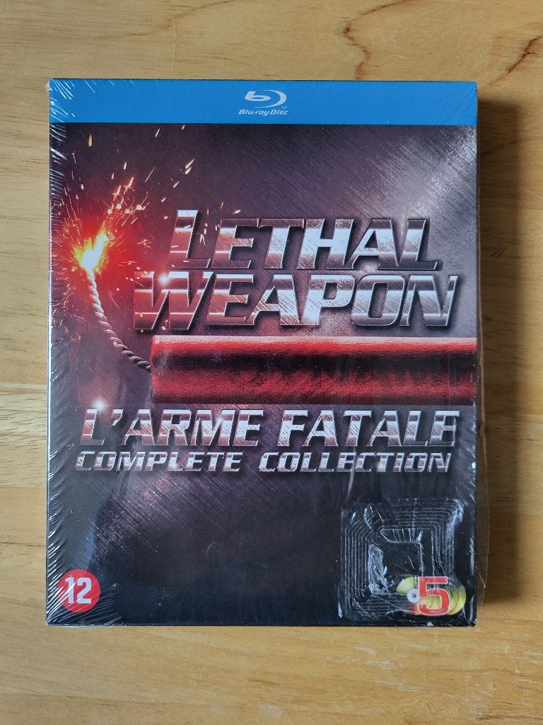 Coffret Blu-Ray Intégrale L’Arme Fatale, Vanaf 16 jaar, Spaans, Spaans, Zo goed als nieuw