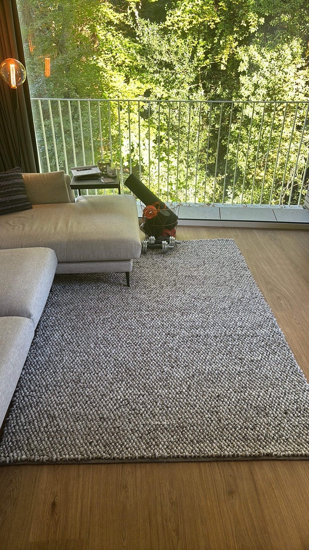 tapis Ikea Hjorthede, Maison & Meubles, Ameublement | Tapis & Moquettes, Wollen bubbeltapijt, 200 cm ou plus, 150 à 200 cm, Comme neuf