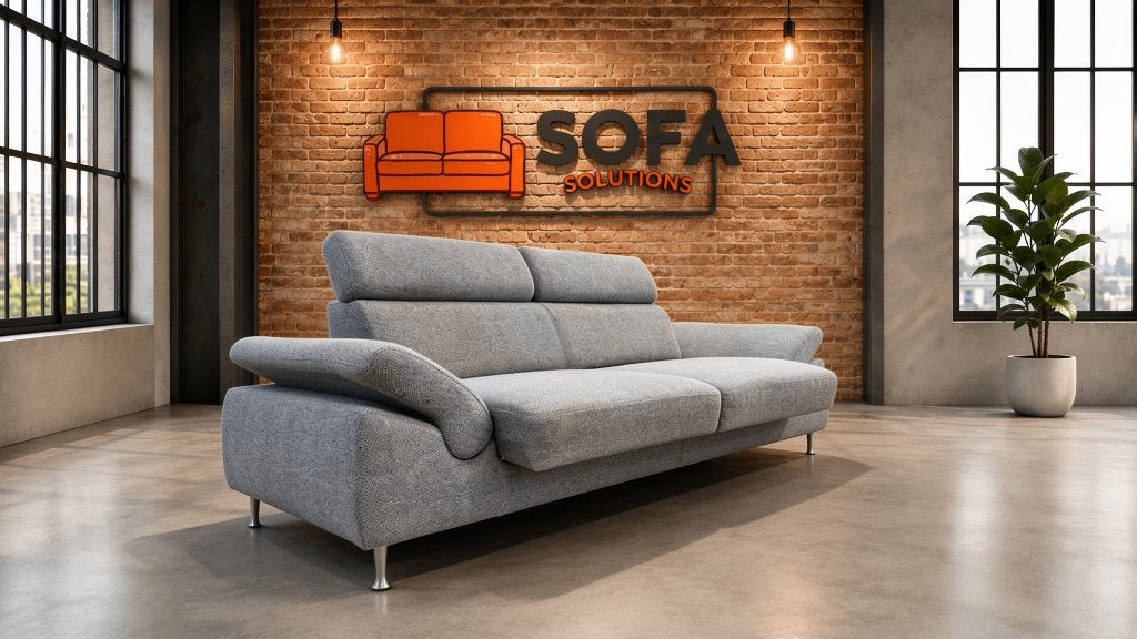 Montèl Chicago Stoffen 3-Zitsbank–Verstelbaar Comfort, 75 à 100 cm, Enlèvement ou Envoi, Comme neuf, Tissus
