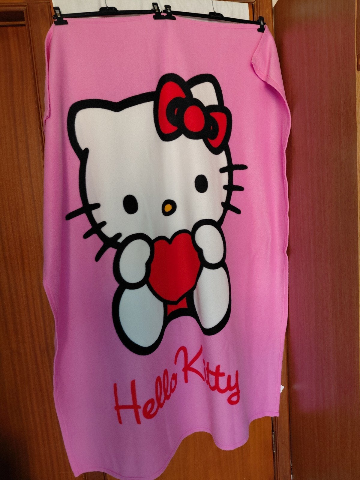 couverture hello kitty, Enlèvement ou Envoi, Utilisé, Couverture ou Couette, Lit d'enfant