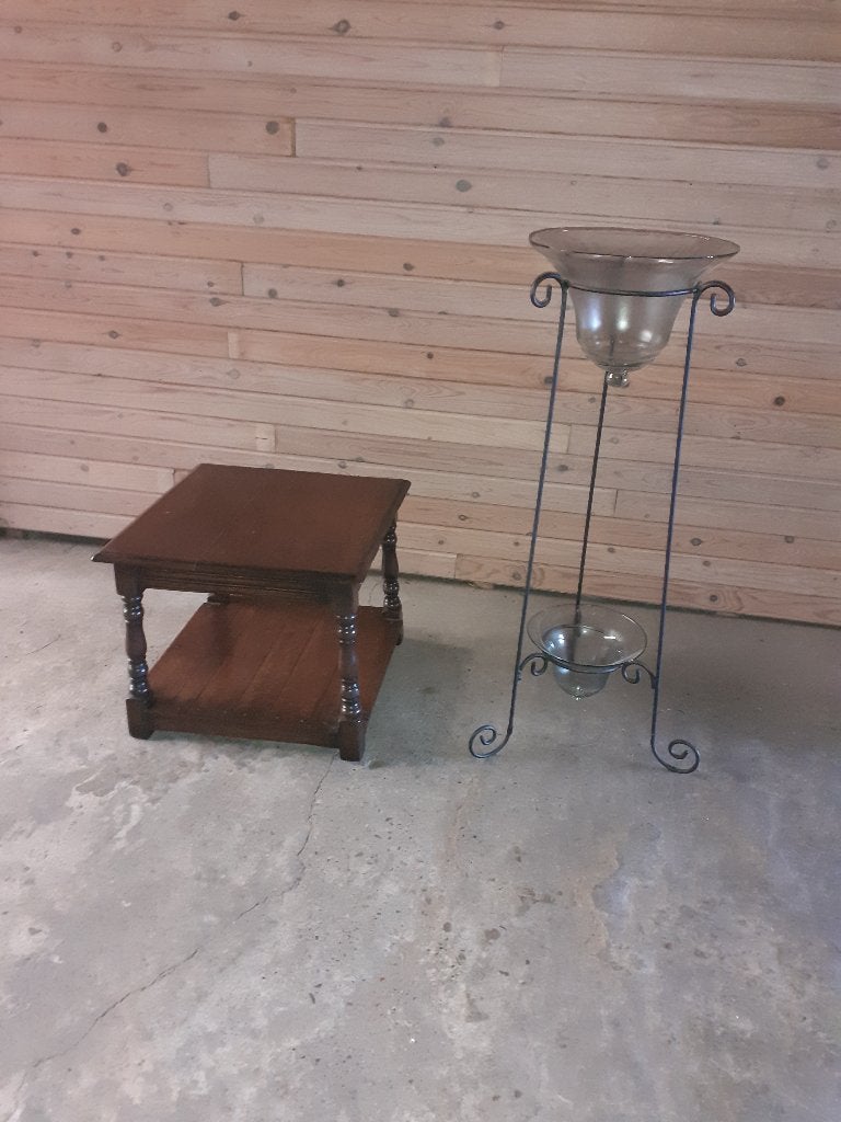 salontafel set, Huis en Inrichting, Tafels | Salontafels, Ophalen, Gebruikt, Eikenhout, Copie antiek