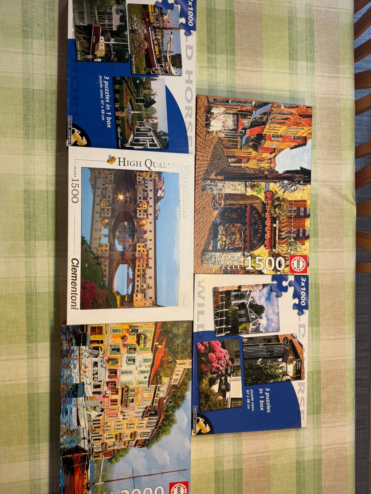 Legpuzzels, Ophalen, 500 t/m 1500 stukjes, Zo goed als nieuw, Legpuzzel