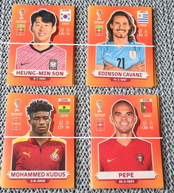 Coupe du monde Panini 2022 Qatar/Lot de 380 autocollants, Envoi, Neuf, Affiche, Image ou Autocollant