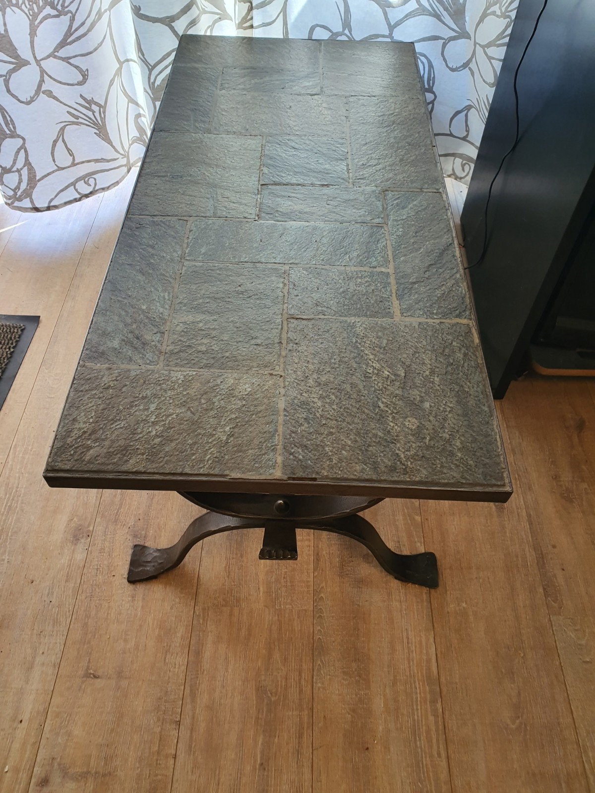 zware industriële salontafel, Huis en Inrichting, Ophalen, Metaal