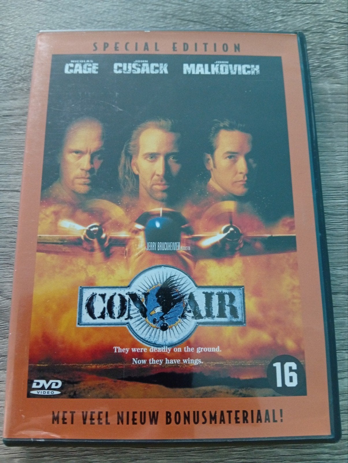 avec DVD d'action aérienne Nicolas Cage, Action, Enlèvement ou Envoi, Matériel bonus, Anglais