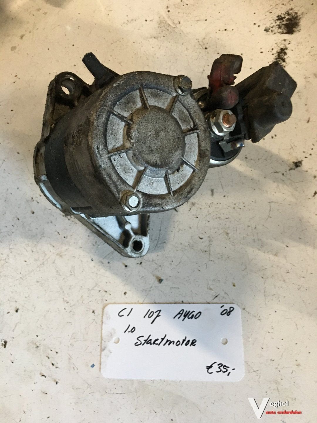 Citroen C1 Toyota Aygo Peugeot 107   1.0 2008 Startmotor, Gebruikt, -, -, Ophalen of Verzenden