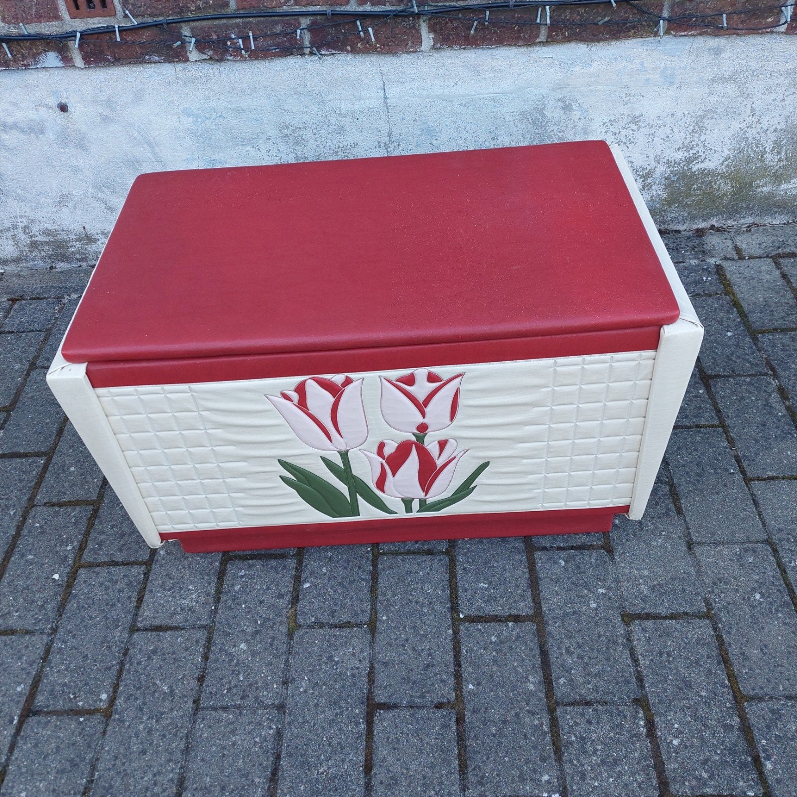 Belle boîte de rangement rétro en similicuir, Enlèvement