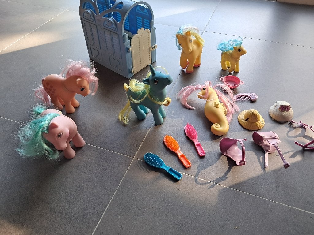 my little pony pretty parlor, paardensalon + pony's, Enlèvement ou Envoi, Utilisé