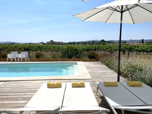 Vrijstaande woning 6p,privé zwembad,uitzicht wijngaard,rust, Vakantie, Dorp, Provence en Côte d'Azur, Wasmachine, Aan meer of rivier