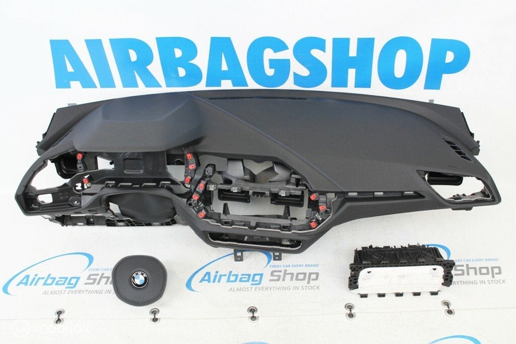Airbag set Dashboard M blauwe stiksels BMW 1 serie F40, Enlèvement ou Envoi, Utilisé