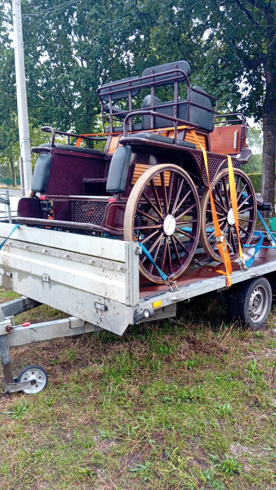 marathon kar van de heuvel ⁹, Dieren en Toebehoren, Rijtuigen en Koetsen, Zo goed als nieuw, Marathonwagen, Paard of Pony