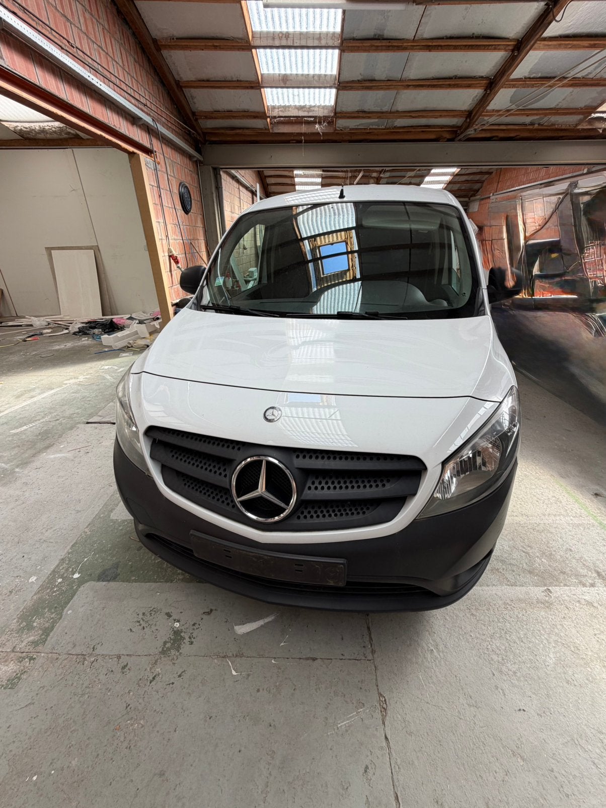 Mercedes Citan bwj 2018 diesel, Auto's, Start-stop-systeem, Stof, Wit, Mercedes-Benz