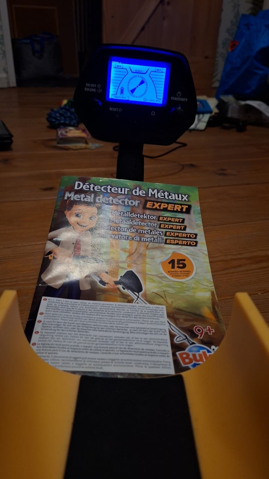 Buki Metaaldetector met handleiding, Hobby en Vrije tijd, Metaaldetectors, Ophalen, Zo goed als nieuw