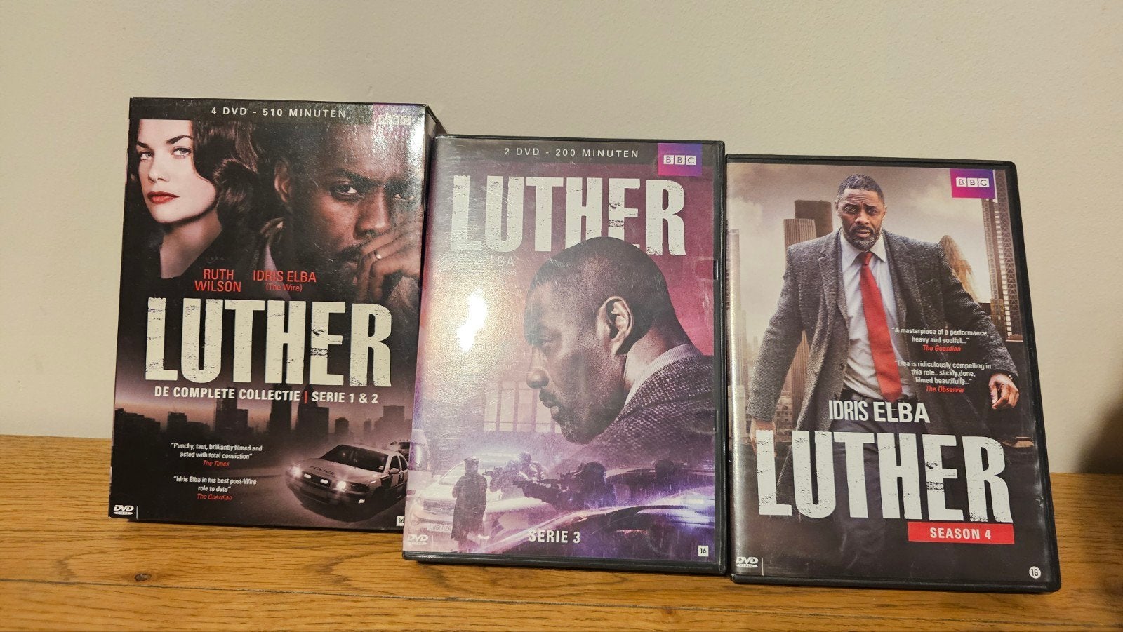 Luther volledige reeks, Engels, Misdaad, Nederlands, Ophalen of Verzenden