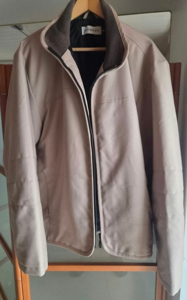 Blouson matelassé mi-saison beige Clockhouse - Taille XXL, C&A, Enlèvement, Porté, Beige