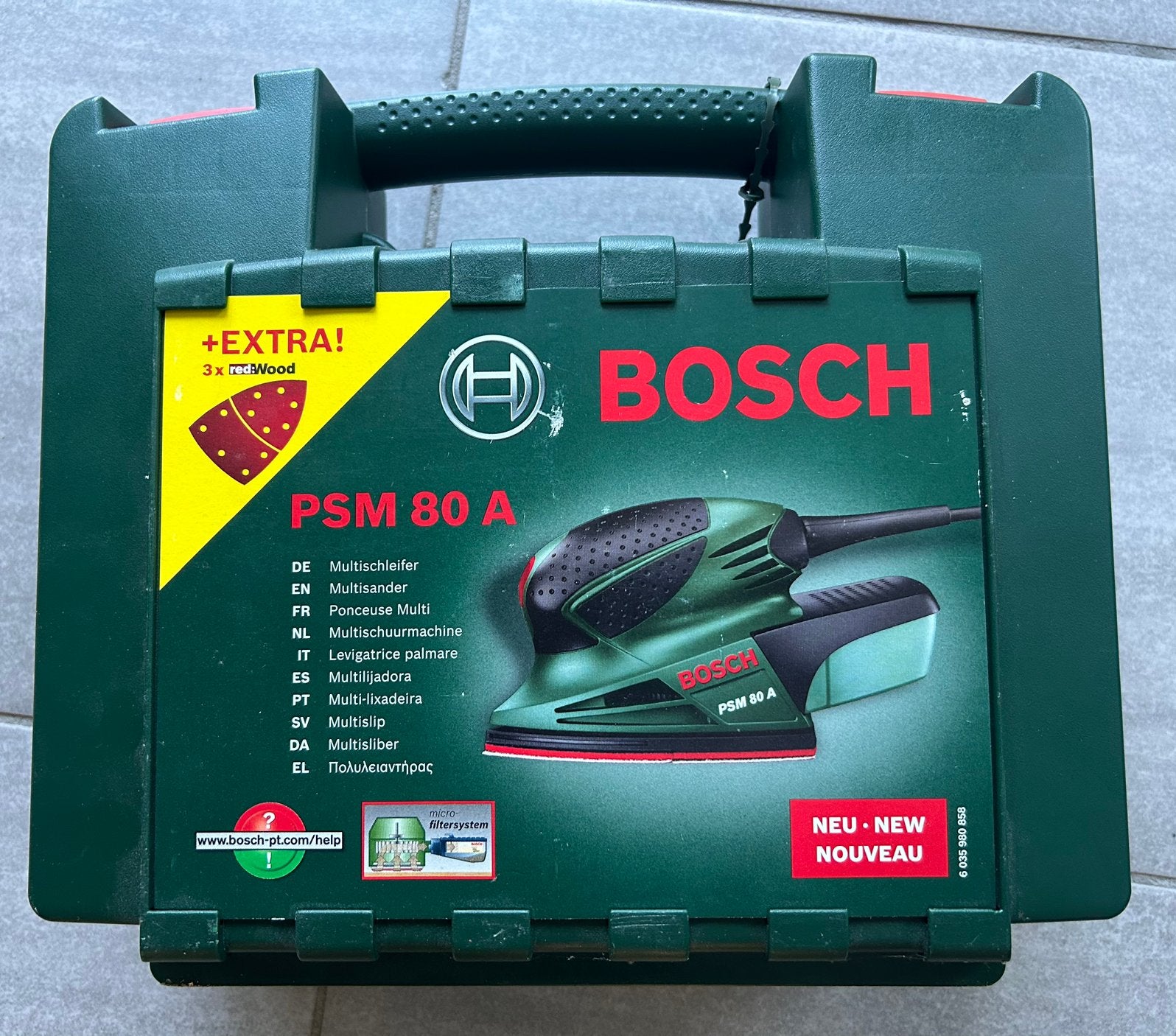 BOSCH PSM 80A schuurmachine, Doe-het-zelf en Bouw, Ophalen of Verzenden, Gebruikt