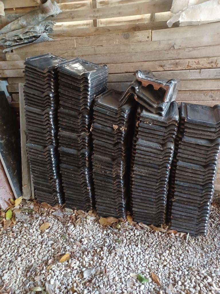 Stormpan 44 émaillé noir, Tuiles, Pierre ou Argile, Enlèvement, Utilisé