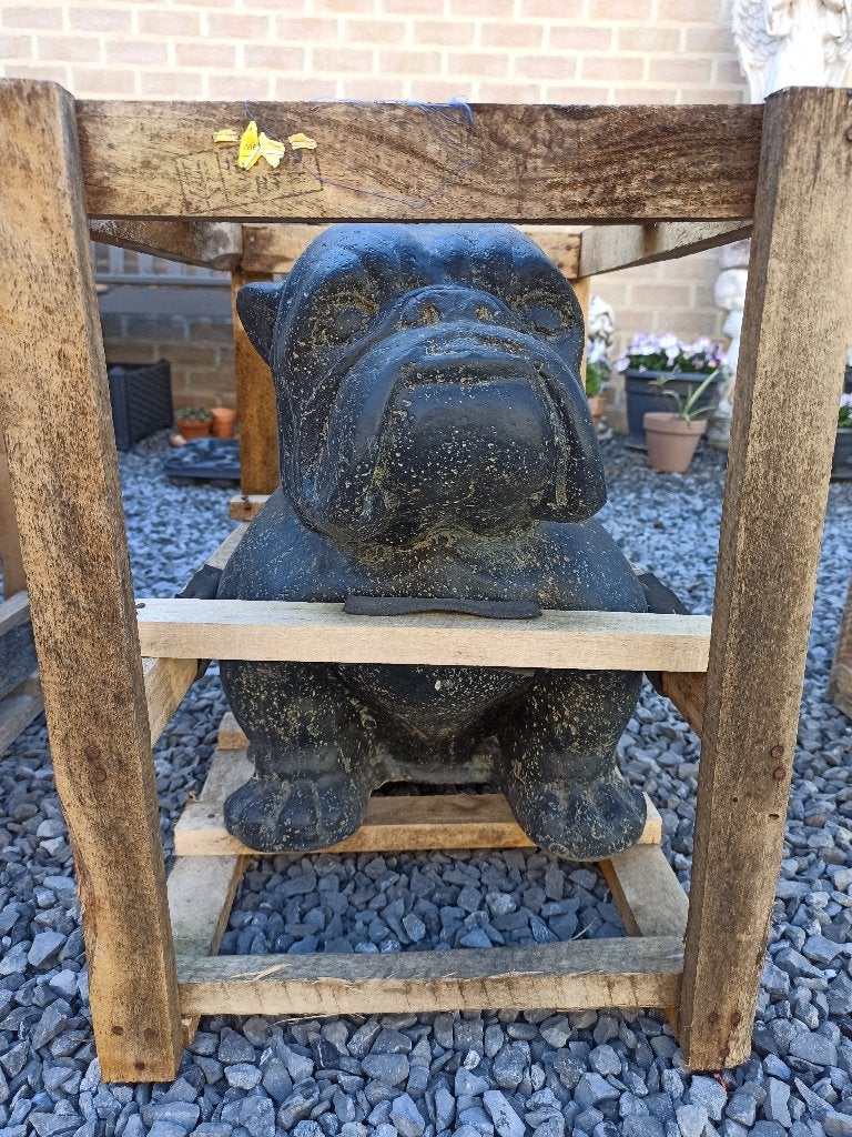 bouledogue en pierre, Jardin & Terrasse, Enlèvement, Neuf, Pierre, Animal