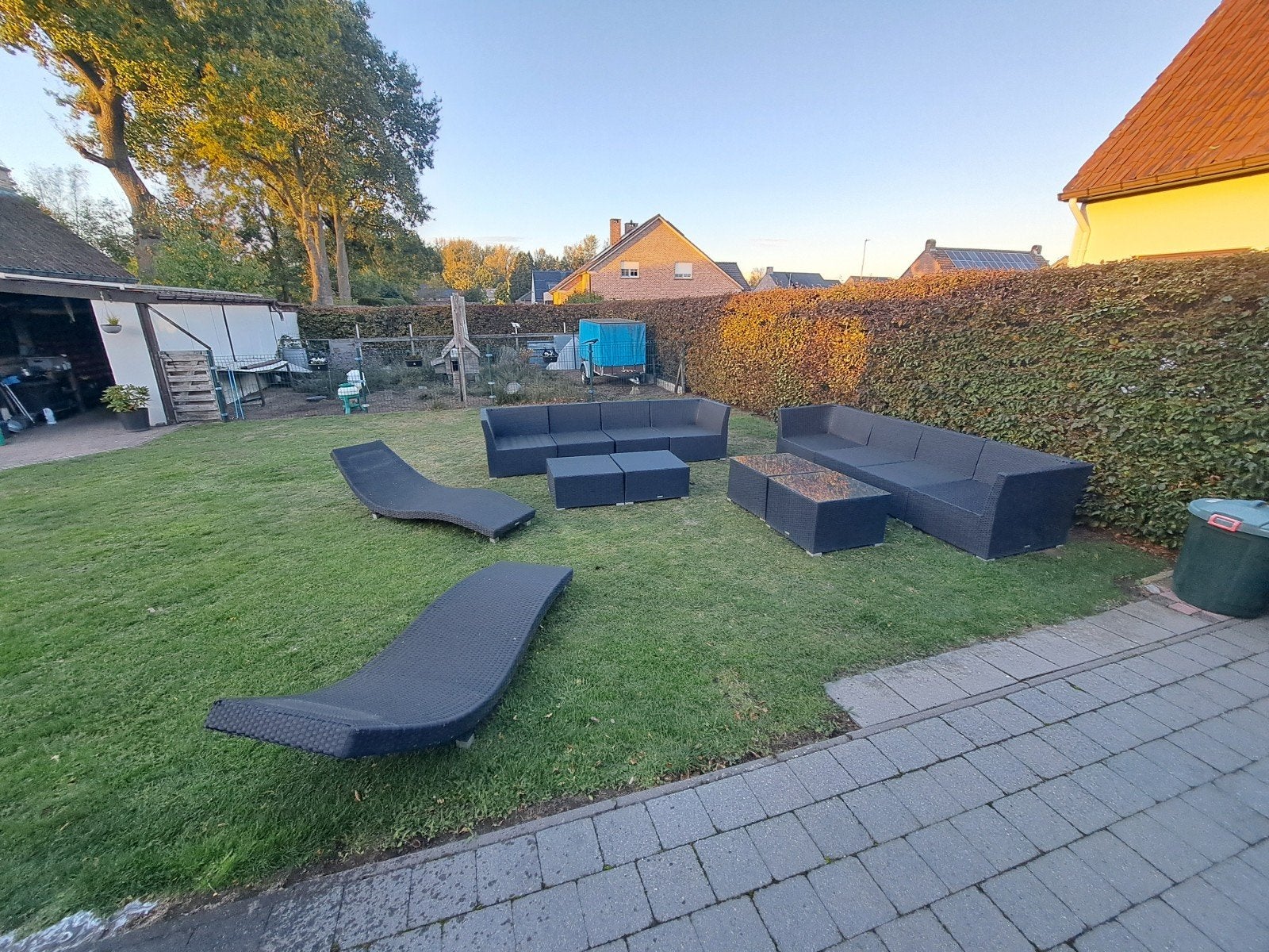 tuin lounge set, Ophalen