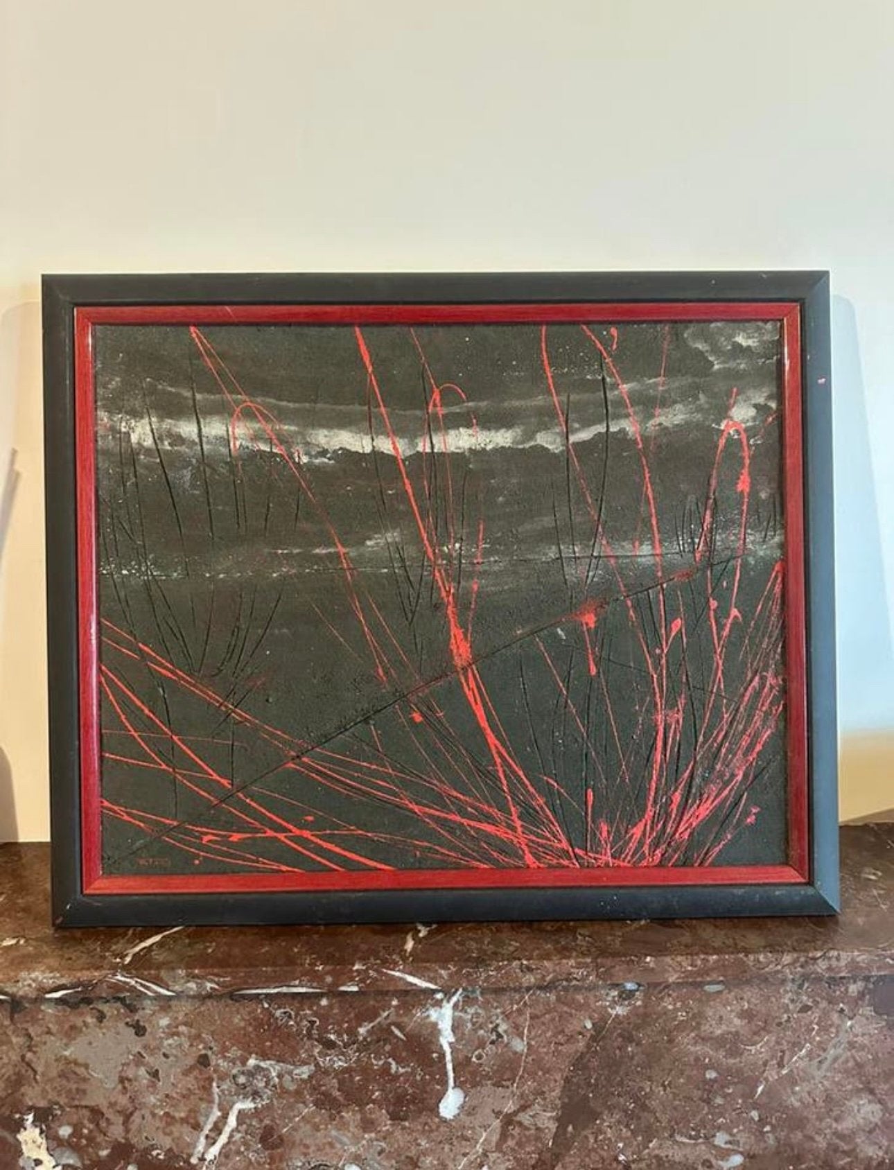 Tableau « Ma campagne » de Taton, Antiquités & Art, Enlèvement