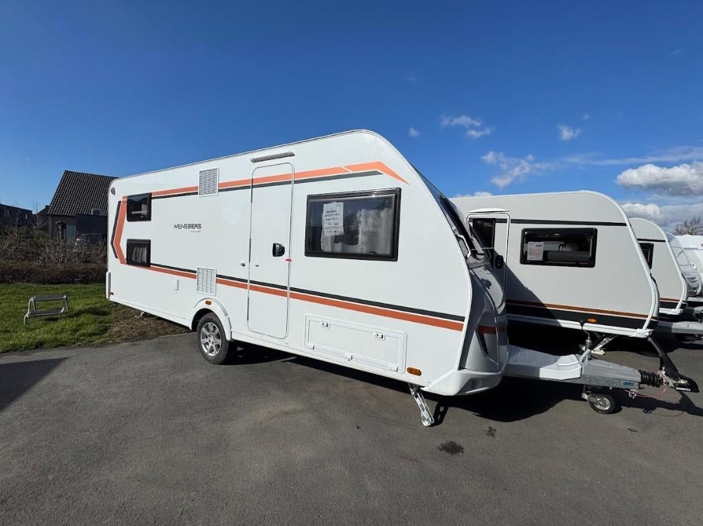 Weinsberg CaraOne 550 UK 4 tot 6 pers incl mover, Caravans en Kamperen, Rondzit, 7 tot 8 meter, Bedrijf, Knaus
