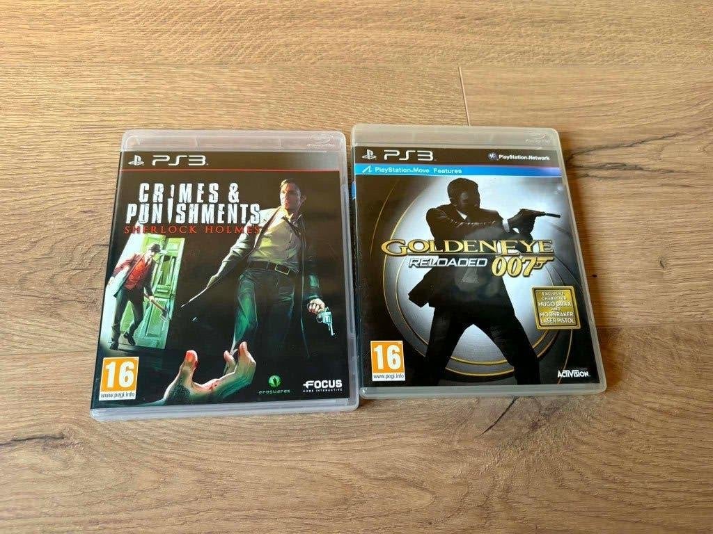 GoldenEye 007 Reloaded+Crimes & Punishments Sherlock Holmes, Games en Spelcomputers, Games | Sony PlayStation 3, Gebruikt, Ophalen