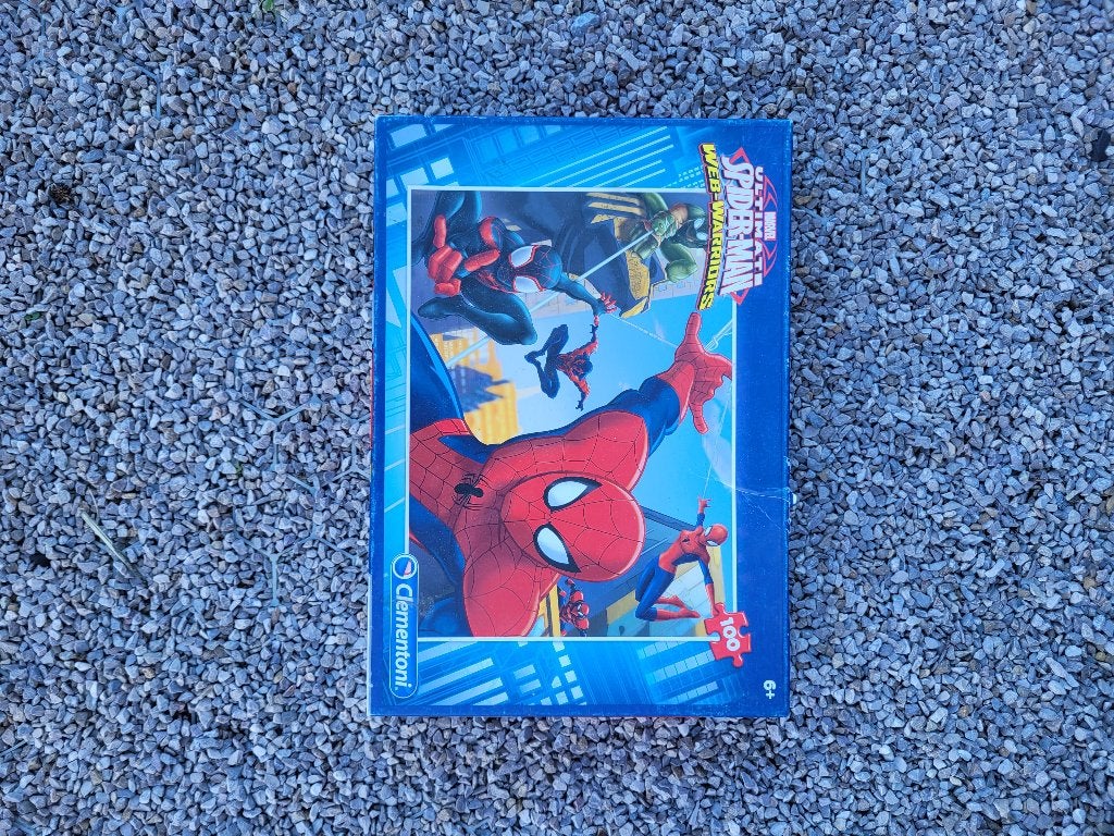 puzzel spiderman, Ophalen, Meer dan 50 stukjes, Gebruikt, 6 jaar of ouder